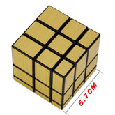 3x3 Brain Teaser Twisting Mirror Magic Cube Puzzle Toy