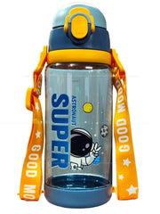 Cute Water Bottle with Sipper – Random Color – 600ML