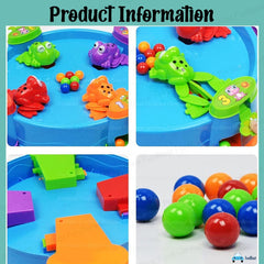 Hungry Frog Game for Kids - Beads Frog Eating Board Game, Table Top Desktop Finger Toy Game for Kids, Hungry Frog Eating Board Game - 2-4 Player