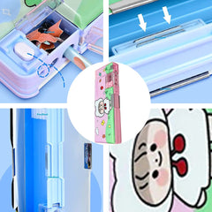 Multifunctional Pencil Box for Kids, Kids Pencil Box for Boys & Girls, Magnetic Pencil Box for Boys, Pop up Pencil Box, Pencil Case for Kids