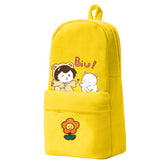 Large Capacity Hangable Pencil Pouch for Kids (Yellow)