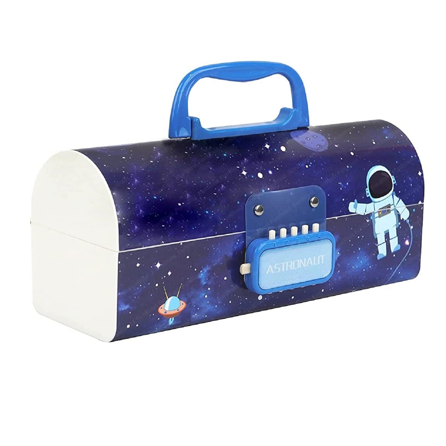 Kids Pen & Pencil Box – Suitcase Style Password Lock Multi-Layer