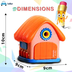 Sharpener for Kids - House Shaped Pencil Sharpener, Table Sharpener Machine – Stationary Gifts for Kids, Sharpener for School and Office