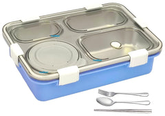 Lunch Box - Stainless Steel Lunch Box for Kids, Tiffin Box, Lunch Box with Spoon and Fork, Bento Lunch Box, Lunch Box for Kids, Insulated Lunch Box, Lunch Box for Office Women & Men (Not Leak-Proof - for Dry Foods Only)