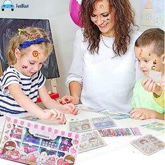 Cute Girl Theme Kawaii Stickers - 200 Sheets Cute Washi Stickers, Japanese Style Girls Sticker Set, Stationery Item, Journals, Scrapbooking, DIY Arts and Crafts