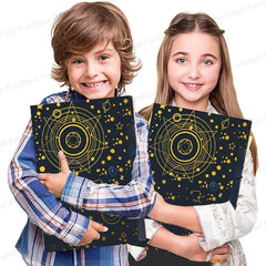 File Folder with Elastic Band Lock – A4 Size Certificates Holder with 4 Pockets, Letter Size File Folder, Office Documents File Organiser (Pack of 1 Pc)