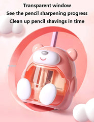 Electric Pencil Sharpener – Battery Operated Pencil Sharpener for Kids, Sharpeners for School Supply and Office