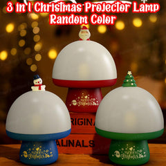 Merry Christmas Night Lamp for Kids – 3 in 1 Projector Lamp, Musical Rotating Night Desk Lamp for Kids Room, Living, Room (Random Color)