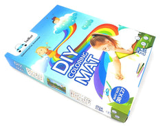 DIY Coloring Mat for Kids, Reusable & Washable Sketch Drawing Mat for Kids – Large Size: 38 X 27 Inches