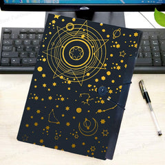 File Folder with Elastic Band Lock – A4 Size Certificates Holder with 4 Pockets, Letter Size File Folder, Office Documents File Organiser (Pack of 1 Pc)