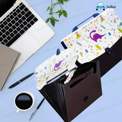 File Folder with Handle and Push Lock