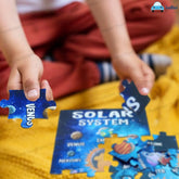 3 in 1 Jigsaw Puzzle for Kids - Solar System, Map of India and World Map Jigsaw Puzzles, Learning and Educational Puzzles for Children – 72 Pcs Puzzles