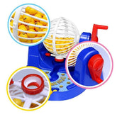 Bingo Game for Kids, Bingo Machine Raffle Indoor Family Toys and Games, Fun Playing Board Game with 90 Numbers and 48 Cards (Assorted Color)