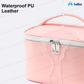Toiletry Bag with Handle for Women (Pink)
