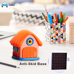 Sharpener for Kids - House Shaped Pencil Sharpener, Table Sharpener Machine – Stationary Gifts for Kids, Sharpener for School and Office
