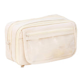 Multipurpose Zipper Stationary Organizer for Kids & Adults (OffWhite)