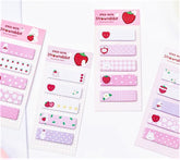 Sticky Notes – Sticky, Sticky Pad, Sticky Notes Cute, Stick Notes for Study, Stationary Items, Memo, Sticky Notes for Girls, Stationary Set for Kids (Set of 4 Sticky Notes)