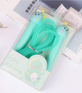 Kids Skipping Rope Jump Rope 6.5 ft - Adjustable Skipping Ropes, Cute Cartoon PVC Skipping/Jumping Ropes for Exercise, Fitness Skipping Ropes for Kids