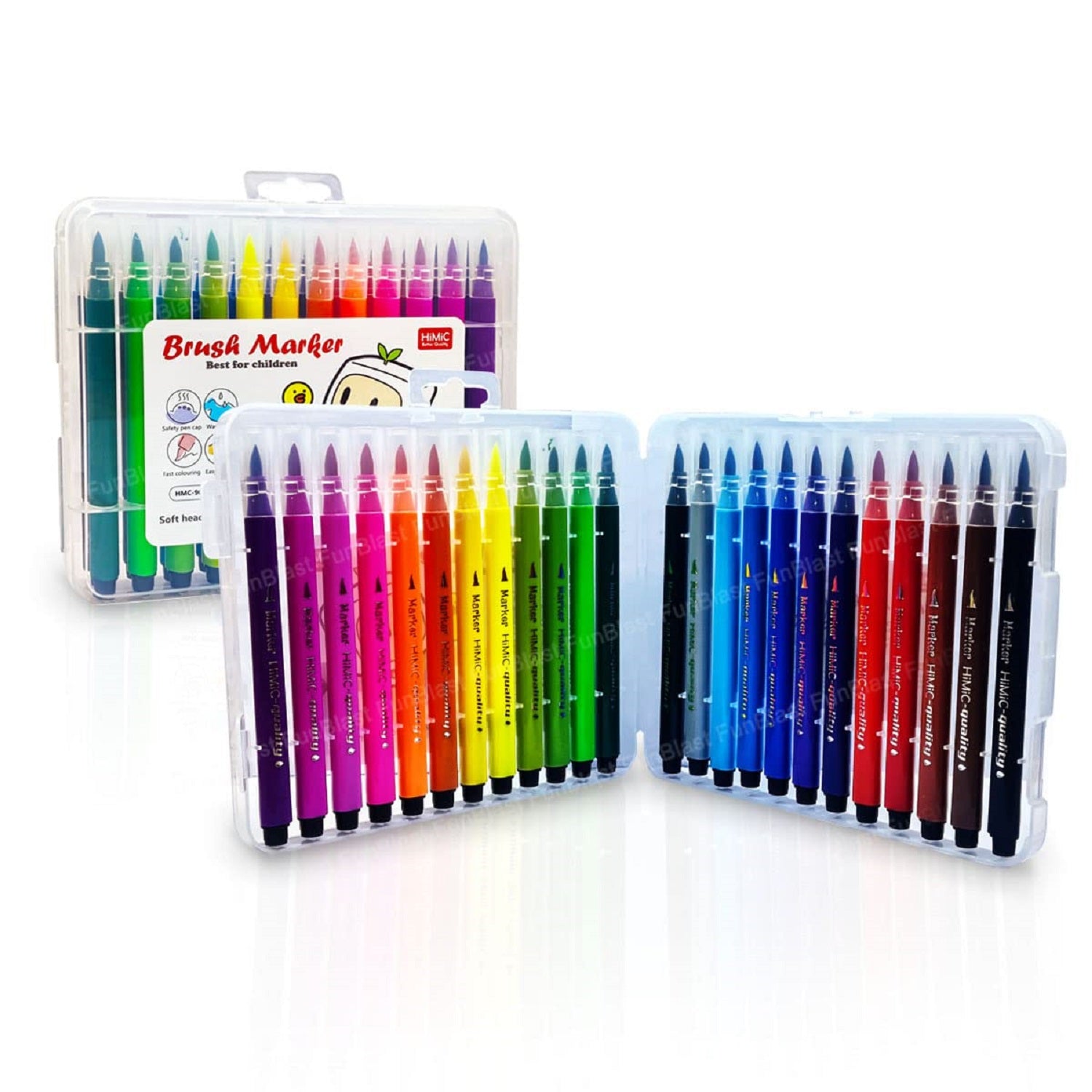 Dual Tip Brush Pens: Felt Tip Pen Set 12 24 Colors Colouring Pens Art  Markers for Kids and Adults Colouring, Fineliner Tip Brush Marker for  Drawing Sketching Design Calligraphy Painting Lettering Journal