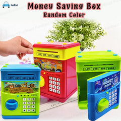 Piggy Bank with Electronic Lock – Cartoon Theme Coin Box, Money Safe Coin Bank for Kids, Money Bank with Sound and Music (Random Color)