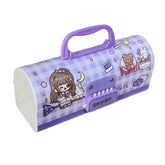 Kids Pen & Pencil Box – Suitcase Style Password Lock Pencil Case, Multi-Layer Pencil Box for Kids, Boys, Girls, Stationary Organizer Case for Kids