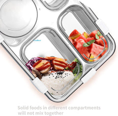 Lunch Box - Stainless Steel Lunch Box for Kids, Tiffin Box, Lunch Box with Spoon, Lunch Box, Lunch Box for Kids, Lunch Box for Office Women and Men (for Dry Foods Only)