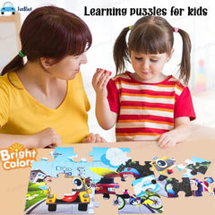 Road Transport Jigsaw Puzzle for Kids – 24 Pcs Jigsaw Puzzle for Kids, Boys, Girls