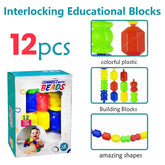 Connecting Beads for Kids – Shape Sorting Toys for Kids, DIY Toys, Interlocking Puzzle Blocks, Indoor Games for Kids, Stacking and Balancing Toys, Return Gifts for Kids