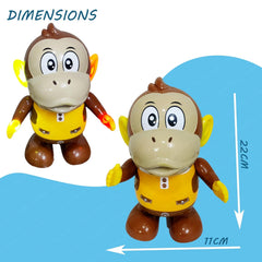 Monkey Robot Toy, Swinging and Dancing Musical Monkey Toy with Light and Music