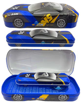 Metal Car Pencil Box/Case – Double Layer Pencil Box for Kids Boys Students School Supplies