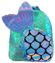 Mermaid Sequin Bags for Kids – Glitter Bag for Girls – Small Backpack for Picnic Outdoor Travel Bags for Girls, Korean Bag for Girls