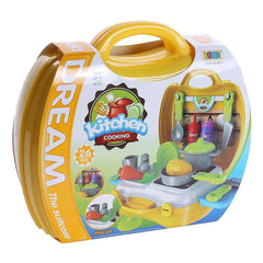 Food Play Set Toys for Girls - Kitchen Cooking Play Set Toys for Girls, Pretend Play Toys for Kids (Set of 26 Pcs)