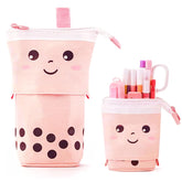Boba Pop-Up Stationery Organizer for Kids (Pink)