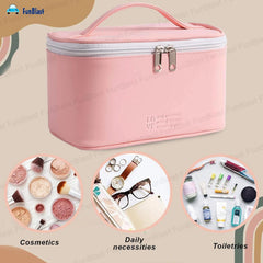 Toiletry Bag with Handle for Women (Pink)