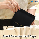 3 Pcs Mini Multipurpose Makeup Pouch for Girls & Women (Black)