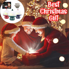 Merry Christmas Night Lamp for Kids – 3 in 1 Projector Lamp, Musical Rotating Night Desk Lamp for Kids Room, Living, Room (Random Color)