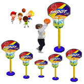 Basketball for Kids – Basketball with Net and Adjustable Stand, Basketball Hoop for Kids, Kids Basketball Toys, Indoor and Outdoor Games for Boys & Kids