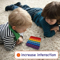 Pop It - Popit Game, Poppet for Kids, Pop It Toy, Pop It Toys for Kids, Pop It Fidget Toy, Pop It Big, Square & Round Pop it Fidget Toy, Pop It for Girls (Pack of 2 Pcs)