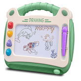 Magic Slate for Kids Magnetic Board for Kids Learning Toy with Doodles & Magnetic Shapes Stamp for Kids