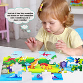 Dinosaur Jigsaw Puzzle for Kids Jigsaw Puzzle for Kids of Age 3-5 Years – 24 Pcs (Size 30X22 cm)
