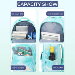 Unicorn Backpack for Children - School Bag for Student, School and College Bags, Lightweight Large Capacity Bag for Boys Girls Kids, Travel Bag, Picnic Bag (42 X 29 X 18 CM)