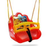 Baby Swing Chair - Adjustable Plastic Swing/Kid’s Jhula, Indoor and Outdoor Hanging Swing for 3+ Years Old Boys and Girls, Kid's Swing Seat with Hand Grip