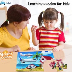 Air Transport Jigsaw Puzzle for Kids – 24 Pcs Jigsaw Puzzle for Kids, Boys, Girls