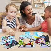 Road Transport Jigsaw Puzzle for Kids – 24 Pcs Jigsaw Puzzle for Kids, Boys, Girls