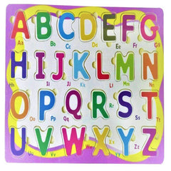 Alphabet Wooden Puzzle , Multicolour