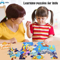 Aquatic Animal Jigsaw Puzzle for Kids Jigsaw Puzzle for Kids of Age 3-5 Years – 24 Pcs - Size 30X22 cm