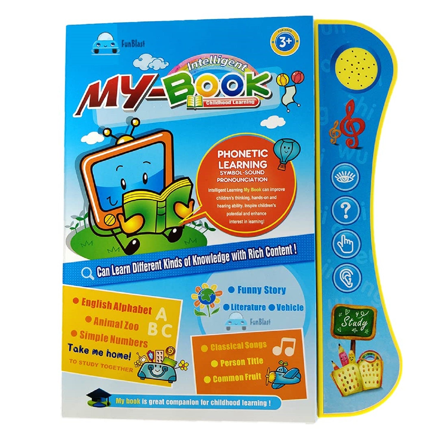 –　English　Interactive　Children　Learn　Phonetic　Book　Educational　Musical　FunBlast