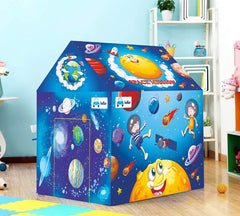 Space Mission Tent House for Kids-Play Tent House for Children, Girls & Boys, Pop Up Play Tent House for Girls & Boys, Foldable Indoor/Outdoor Tent House for Kids