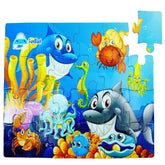 Aquatic Animal Jigsaw Puzzle for Kids Jigsaw Puzzle for Kids of Age 3-5 Years – 24 Pcs - Size 30X22 cm