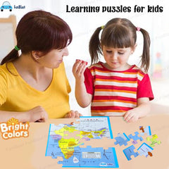 Map of India Jigsaw Puzzle for Kids Jigsaw Puzzle for Kids of Age 3-5 Years – 24 Pcs (Size 30X22 cm)